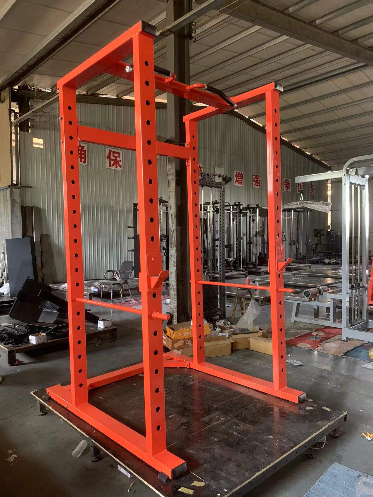 โครงเหล็กยกน้ำหนักและแร็คสควอท - Home Gym Power Rack บทวิจารณ์และราคา