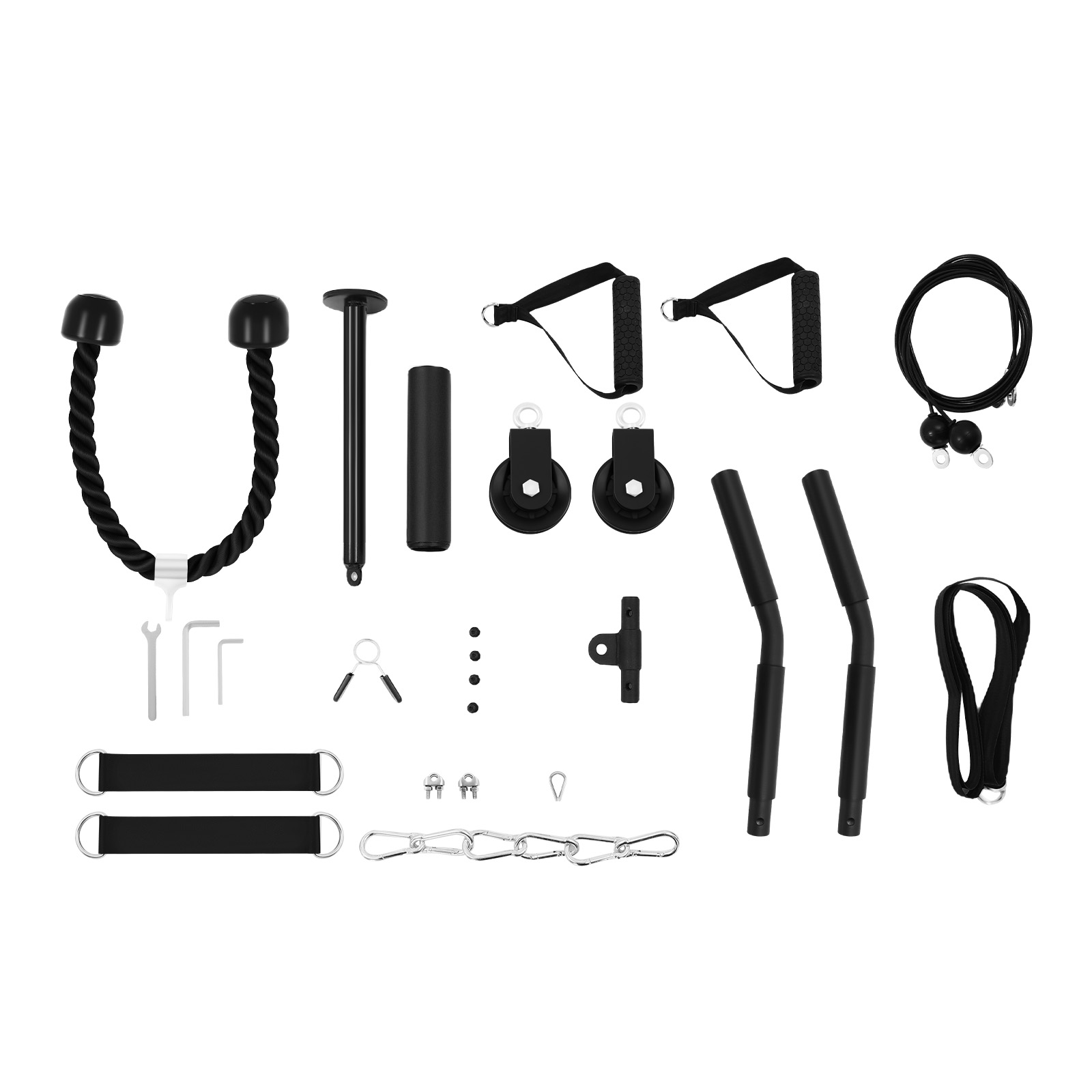 ระบบสายเคเบิลออกกำลังกาย 120 ก - Cable Pulley System บทวิจารณ์และราคา