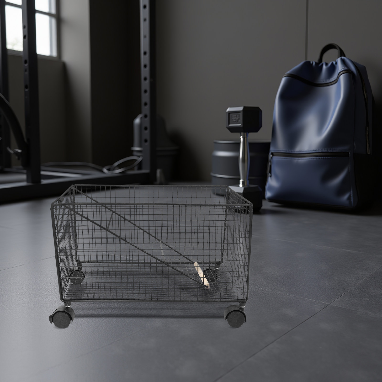 ชั้นวางอุปกรณ์ออกกำลังกายแบบมี - Home Gym Yoga Mat Storage บทวิจารณ์และราคา