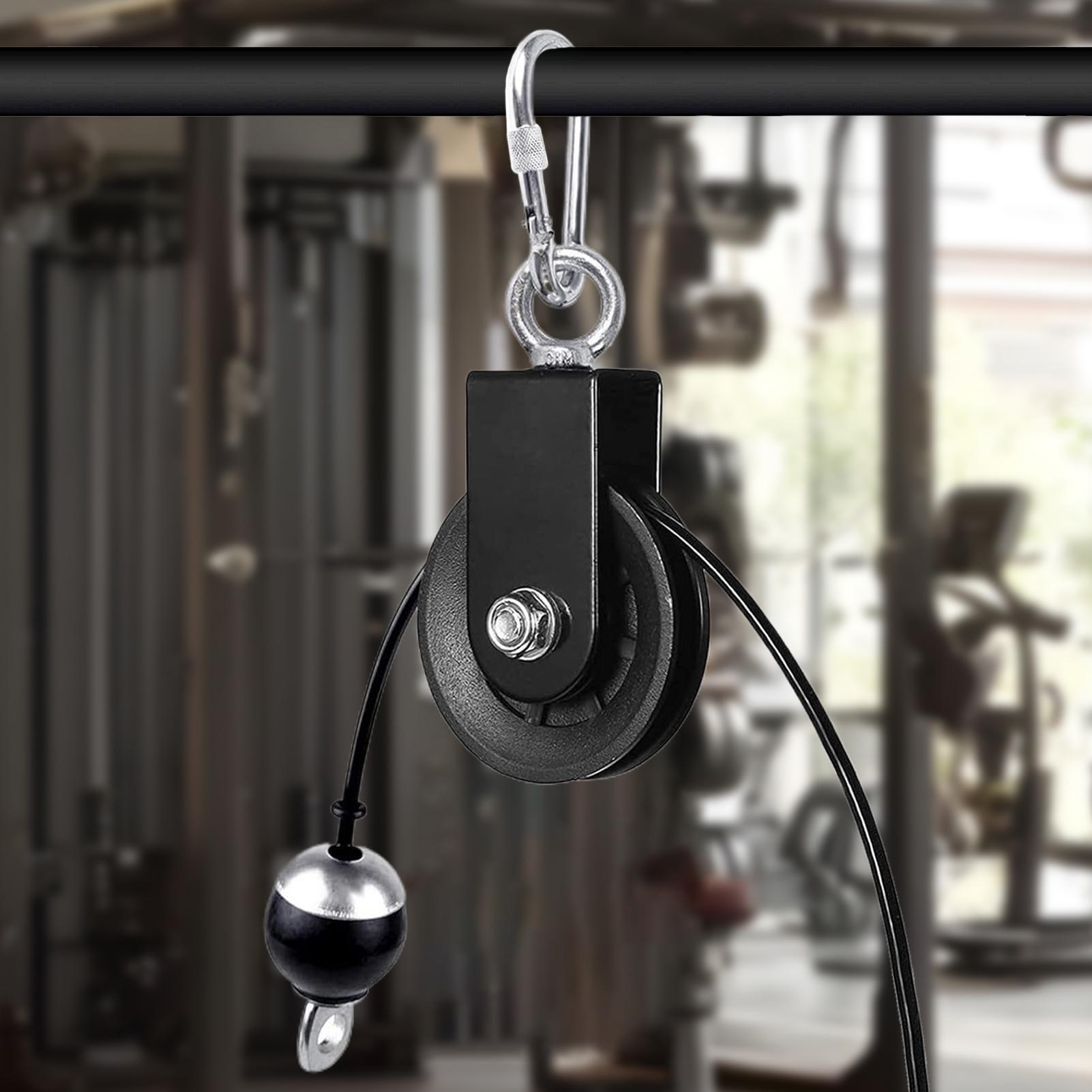 ล้อพูลเลย์เหล็กสำหรับยิม ทนทาน - Home Gym Cable Pulley System บทวิจารณ์และราคา