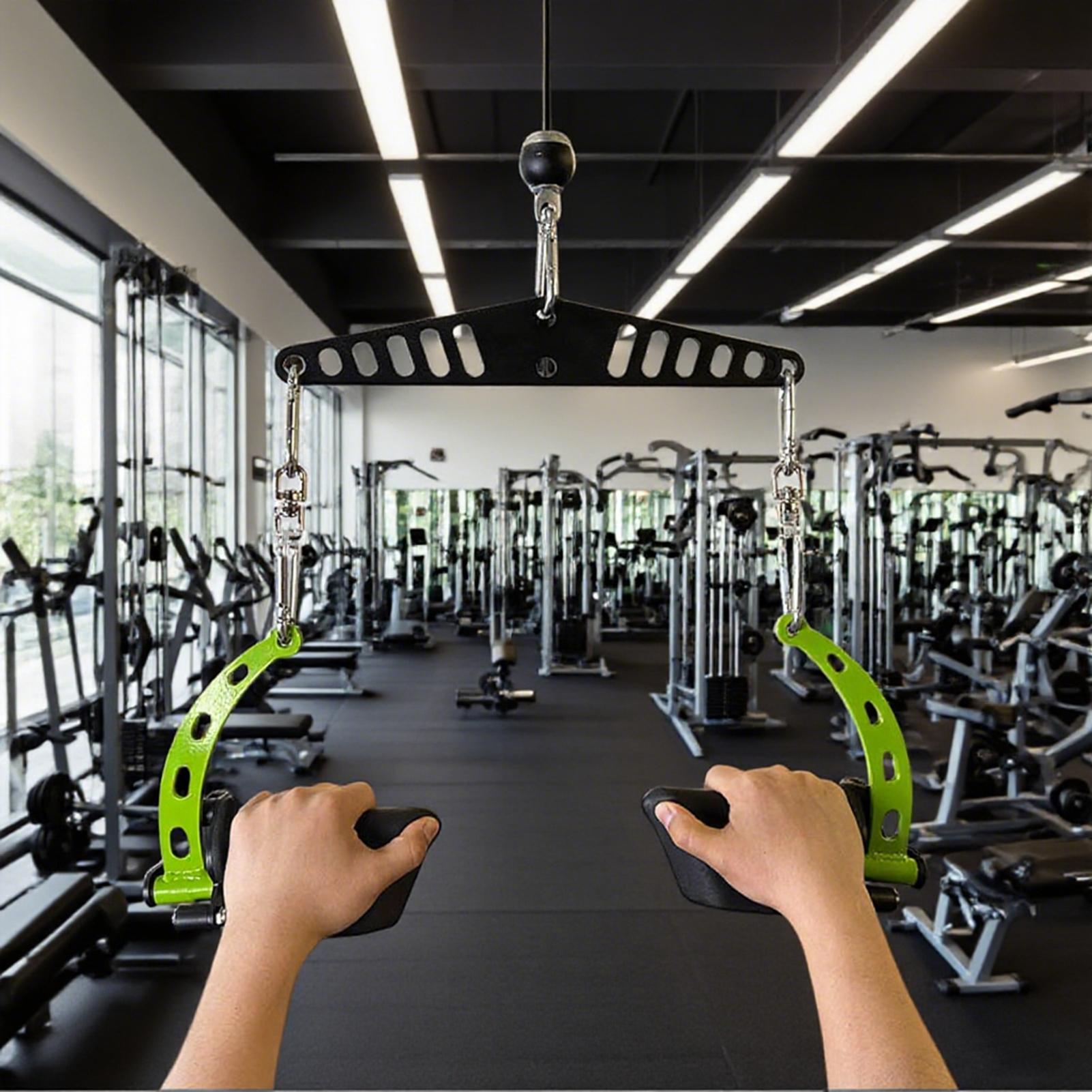 สายเครื่องสิ่งที่แนบมารอกระบบแ - Home Gym Cable Pulley System บทวิจารณ์และราคา