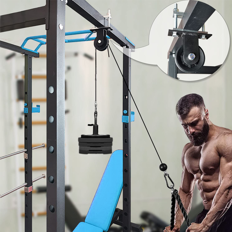 ระบบลูกรอกสําหรับงานหนัก - เคร - Home Gym Cable Pulley System บทวิจารณ์และราคา