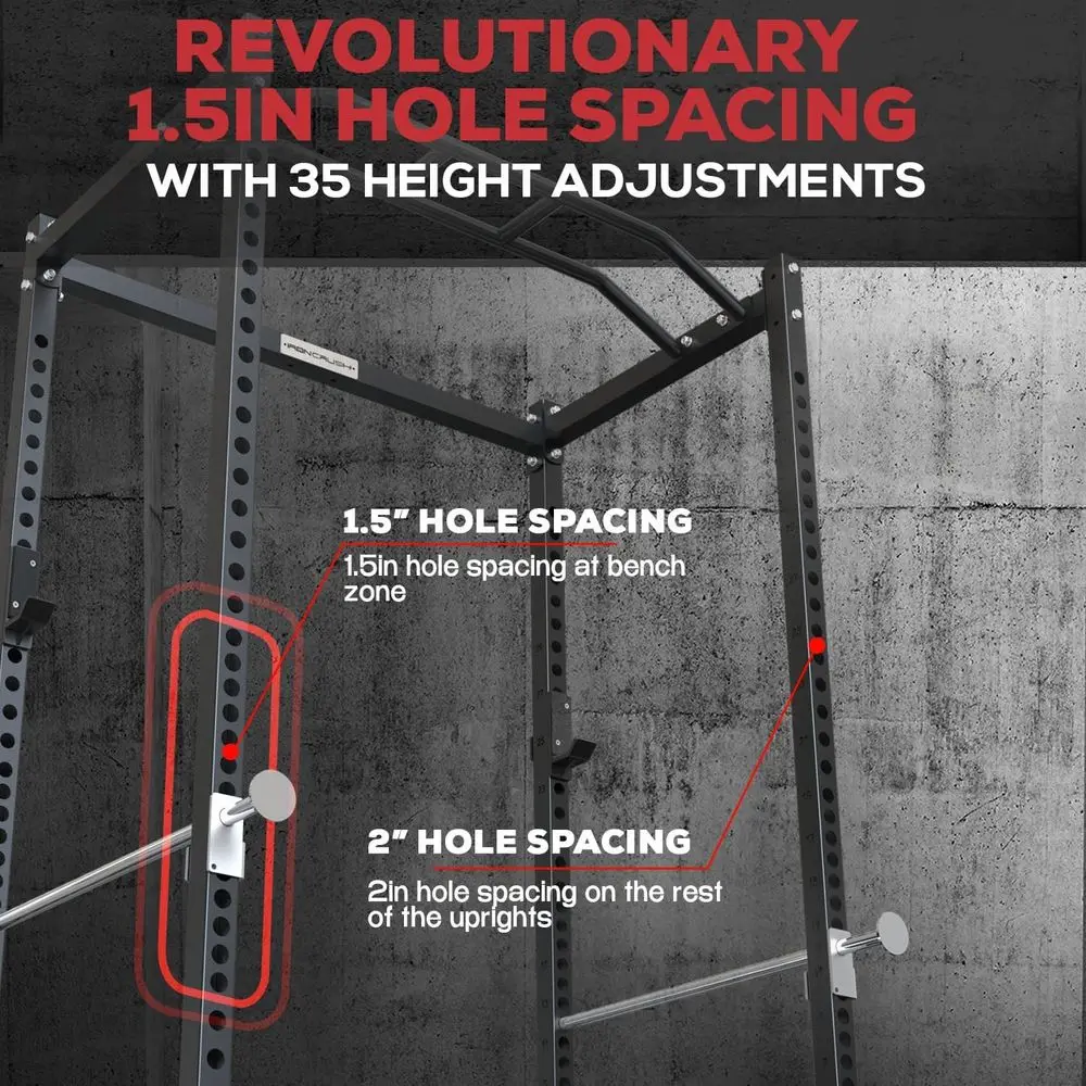 แร็คสควอทอเนกประสงค์พร้อมบาร์น - Home Gym Power Rack บทวิจารณ์และราคา
