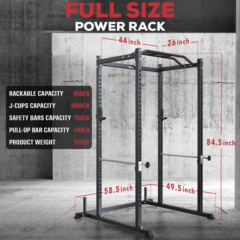 แร็คสควอทอเนกประสงค์พร้อมบาร์น - Home Gym Power Rack บทวิจารณ์และราคา